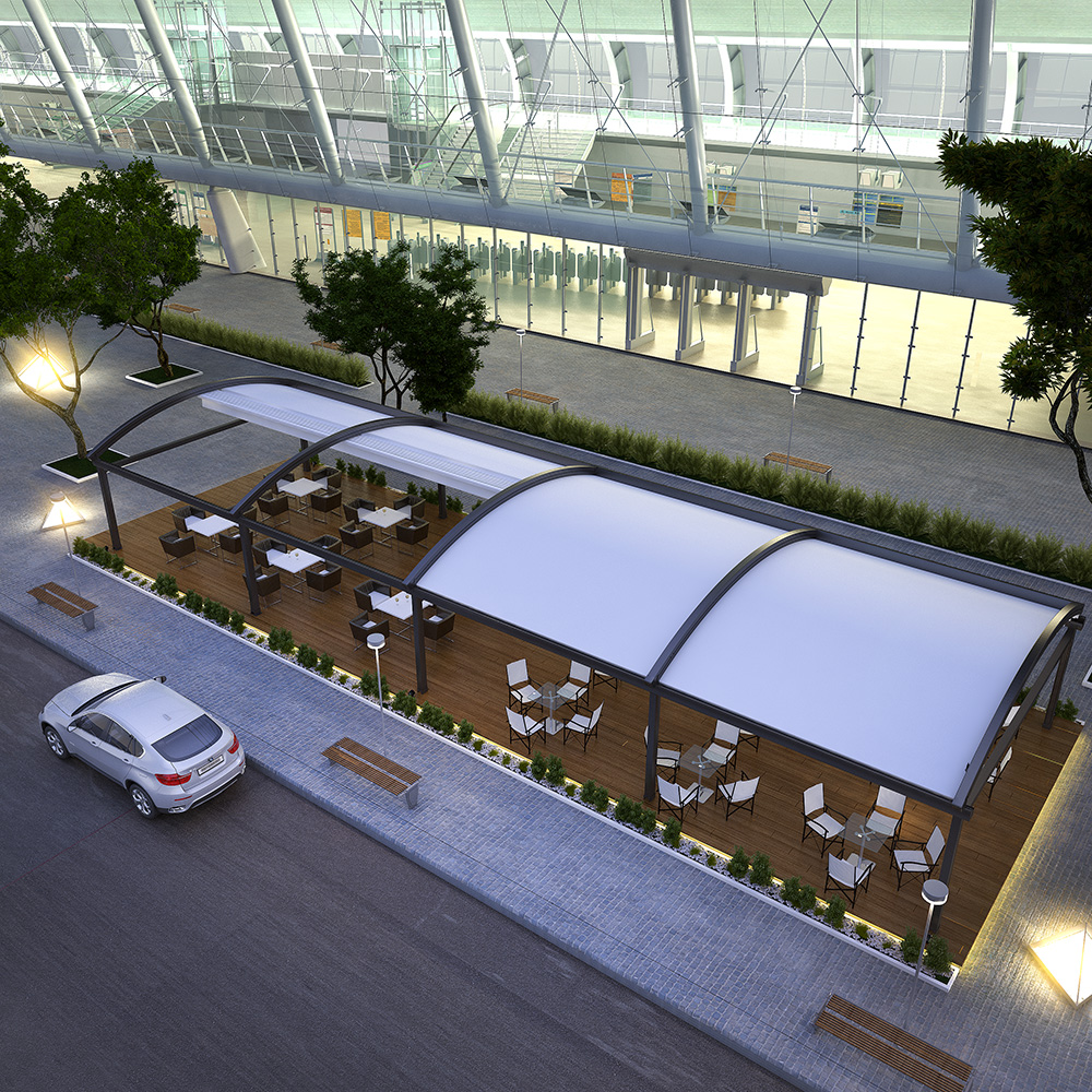 retractable freestanding pergola covers